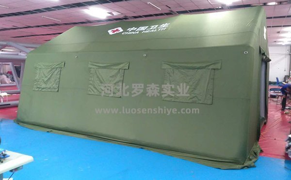 30平米軍綠色充氣帳篷1 30平米軍綠色充氣帳篷1