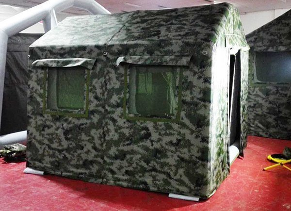 7平米數(shù)碼迷彩充氣帳篷