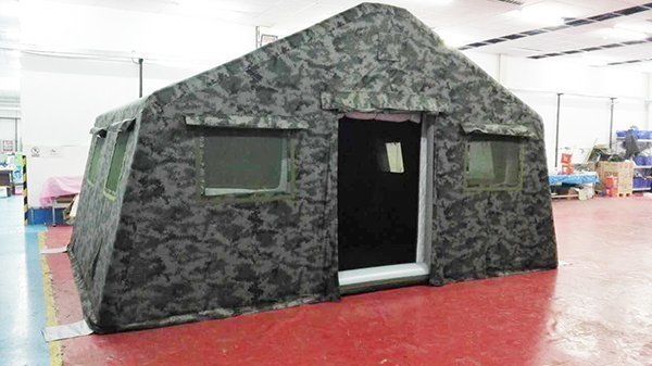 大型工廠定制jun用充氣帳篷