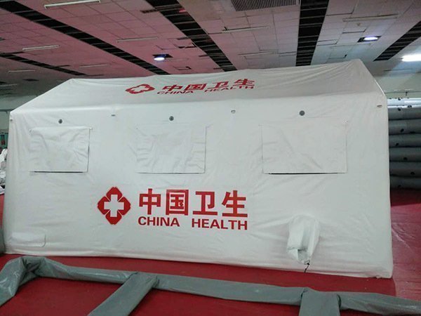 20平米白色PVC充氣帳篷 20平米白色PVC充氣帳篷