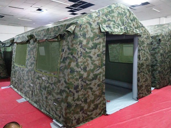 4.5*3.5m牛津布充氣帳篷（叢林迷彩）