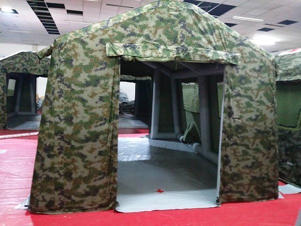 4.5*3.5m牛津布充氣帳篷（叢林迷彩）