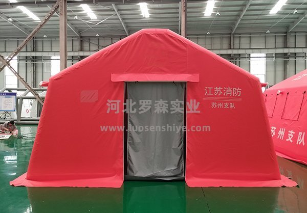 消防紅牛津布充氣帳篷 消防紅牛津布充氣帳篷